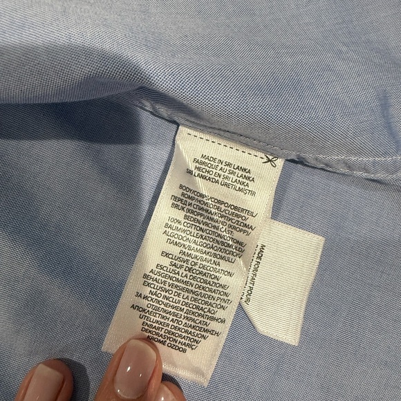 Polo by Ralph Lauren Women’s Blue Short Sleeve Shirt - Picture 7 of 8